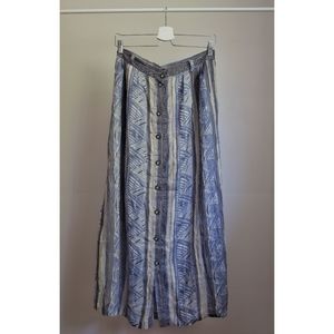 📌BOGO Flowy Blue Maxi Skirt